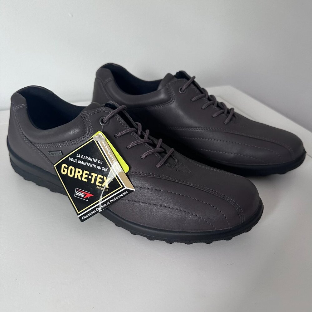 NWT Hotter Tone Gore-Tex Gunmetal Grey Leather